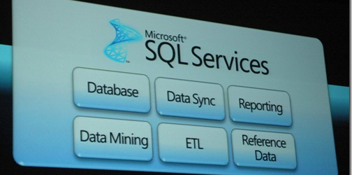 Progress Update – SQL Data Service Progress Update – SQL Data Service